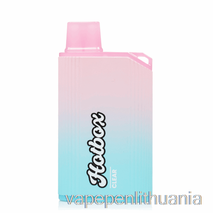 Puff Brands Hotbox 7500 Vienkartinis Skaidrus Vape Skystis